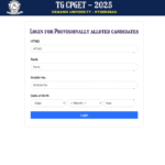 TG CPGET Phase 1 Seat Allotment Result 2025